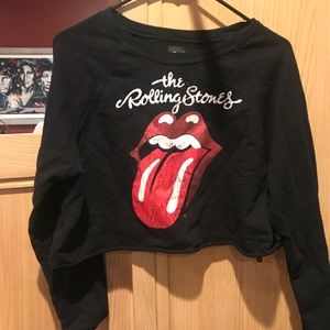 Rolling Stones crop top